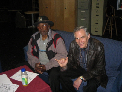  Bo Diddley and Bryon Tosoff. Bryon Played keyboards at Bo's concert in Mission BC March 2007 